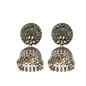 Oxidised Jhumka