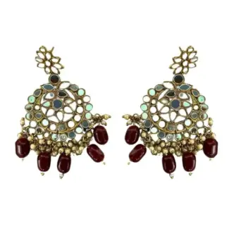 Mirror worked Earrings