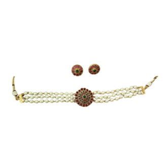 Choker Necklace with earrings