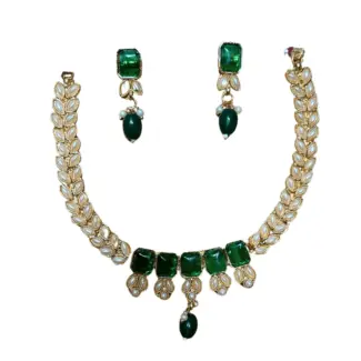 Simple Look Necklace with Earrings