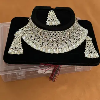 Necklace set with Earrings and Tikka