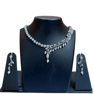 Simple White Necklace Set