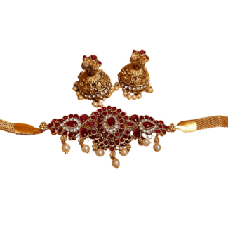 High Neck Choker With Jhumka