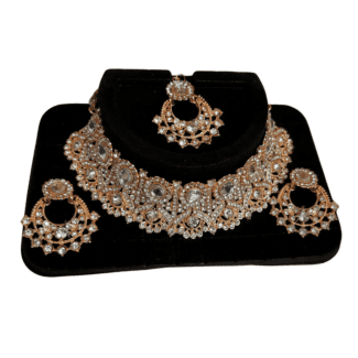 Necklace set with Earrings and Tikka