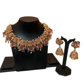 Traditional Necklace with Jhumka