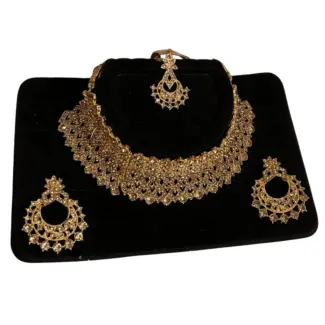 Necklace set with Earrings and Tikka
