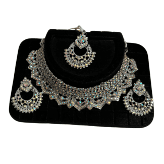 Necklace set with Earrings and Tikka