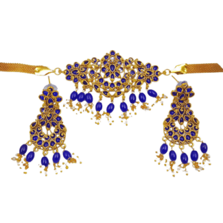 Dark Blue Choker Set