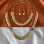 Coin design Necklace and Haram with Earrings