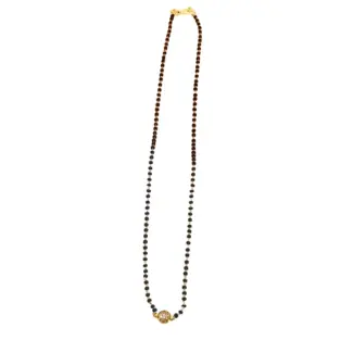 Round pendent Short Mangal Sutra