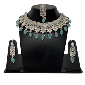 Necklace Set with Earrings & Tikka