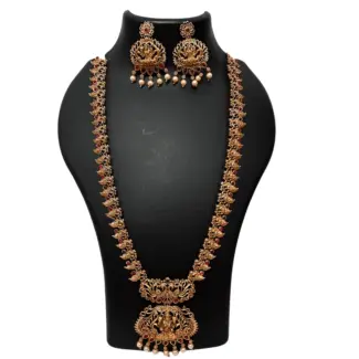 Lakshmi Design Long Haram with Earrings
