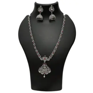 Silver Haram with Jhumka