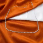 Silver double layer Hip chain