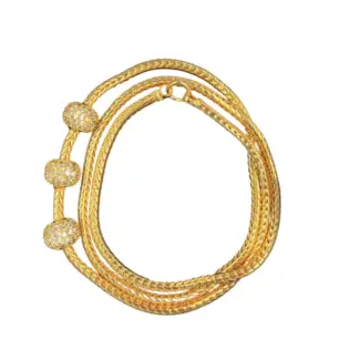 Thaali kodi with White balls