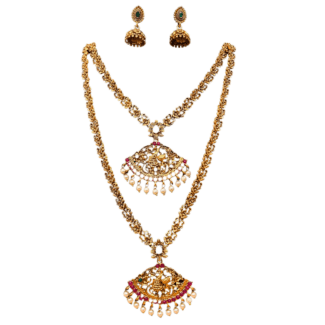 Peacock design pendent Combo set