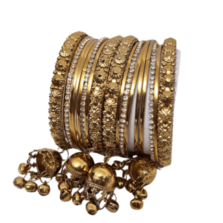 Gold Bangles with Tassel