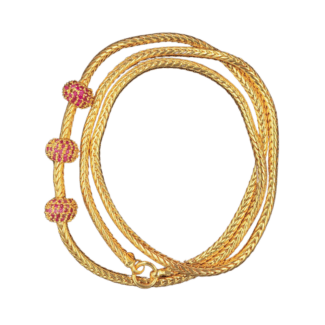 Thaali kodi with Maroon balls