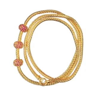 Thaali kodi with Maroon balls