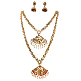 Peacock design pendent Combo set