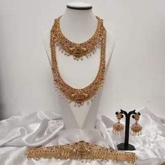 Matte finish Semi Bridal set