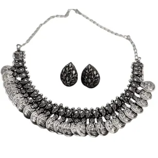 Oxidised Necklace and Earrings