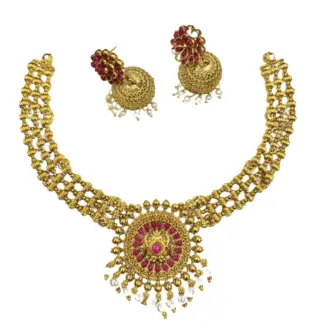 Necklace with Jhumka