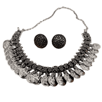 Oxidised Necklace and Earrings