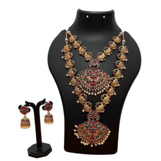 Necklace and Haram with Jhumka