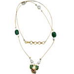 Green Lotus design Invisible Chain