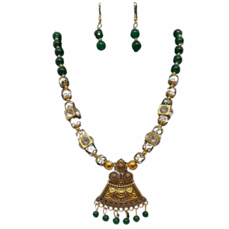 Multicolor Maala & Earrings