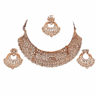 Rose Gold Necklace Set