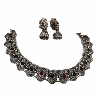 Small jhumka with Necklace