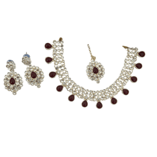 Necklace & Earrings with Tikka
