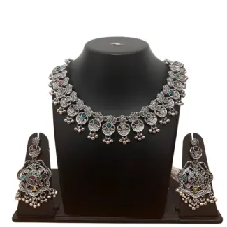 Silver Necklace set