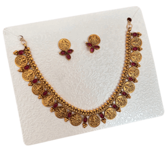 Matt finish Simple Necklace set