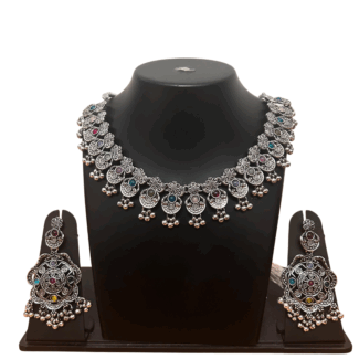 Silver Necklace set