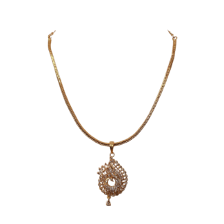 Gold plated Short chain and Pendant