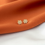 Gold Plated Floral Earrings