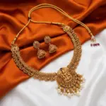 Lakshmi Design Necklace and Jhumka