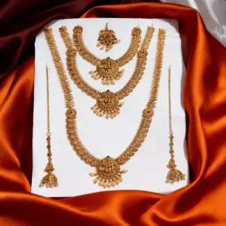 Three layer Full Bridal set