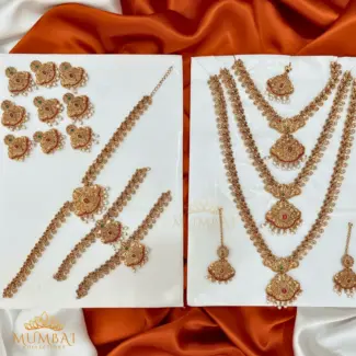 Three Layer Tamil Full Bridal Set