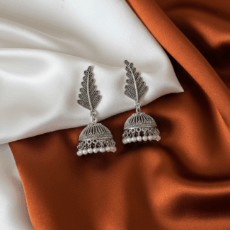 Silver Jhumka