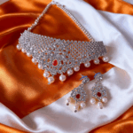 White stone Necklace set