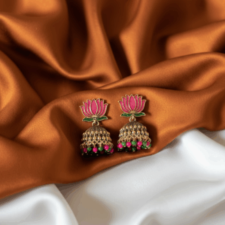 Lotus Designed Jhumka