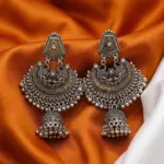 Black Silver long Jhumka