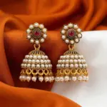 Small size Pearl Jhumka