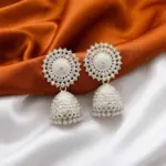 White silver Jhumka