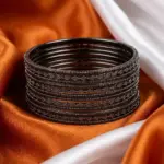 13 Pieces Black Silver Bangles