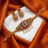 High-Neck Choker with Jhumka